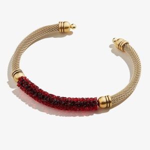 Alex and Ani // Magma Fine Rocks Mesh Cuff 🌟 NWOT ❤️ Red ❤️